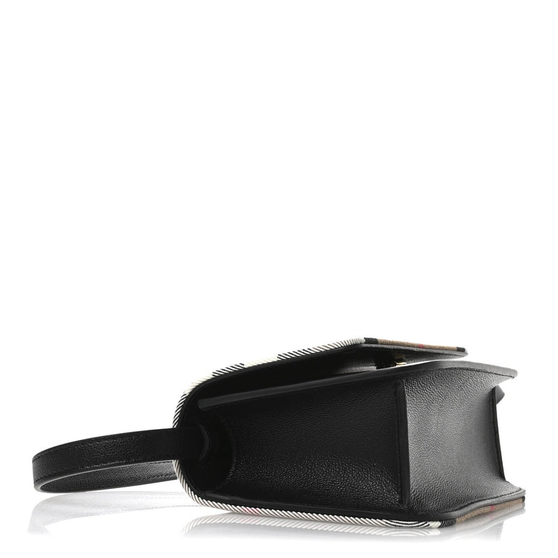 Grained Calfskin House Check Small