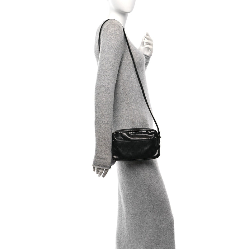 Gg Crystal Mini Shoulder Bag Black