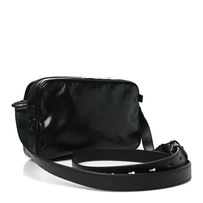 Gg Crystal Mini Shoulder Bag Black