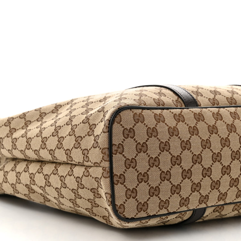 Gg Large Joy Tote Bag Dark Brown