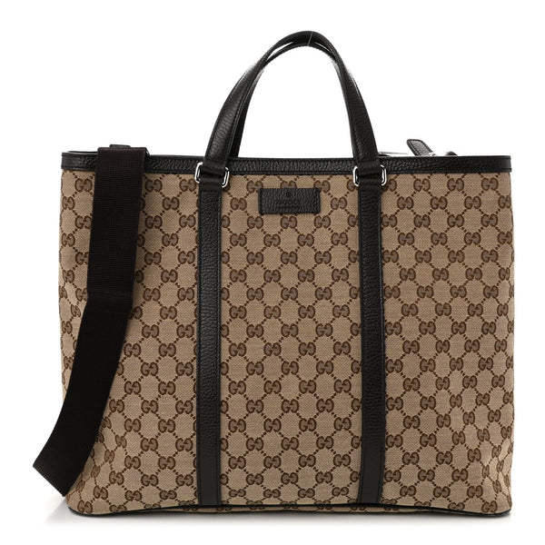 Gg Large Joy Tote Bag Dark Brown