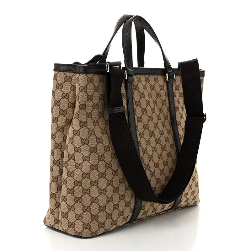 Gg Large Joy Tote Bag Dark Brown
