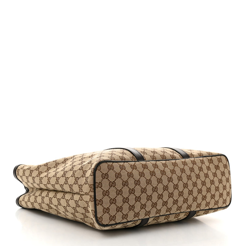 Gg Large Joy Tote Bag Dark Brown