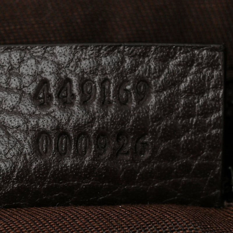 Gg Large Joy Tote Bag Dark Brown