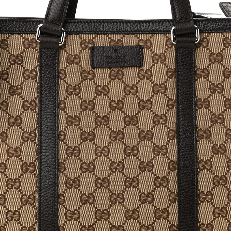 Gg Large Joy Tote Bag Dark Brown