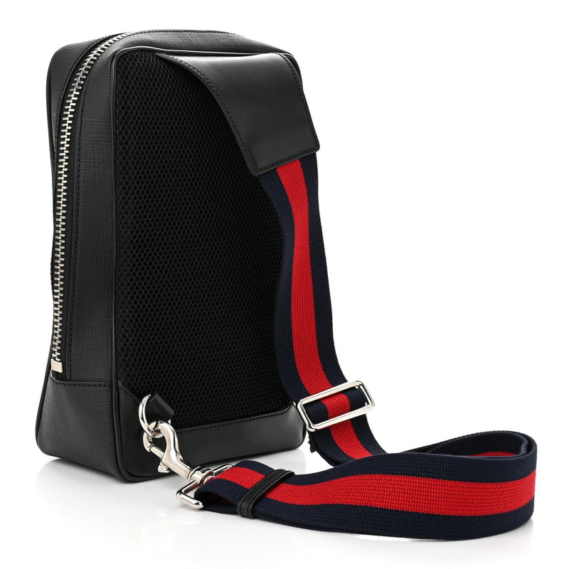 Gg Supreme Web Belt Bag Black Grey