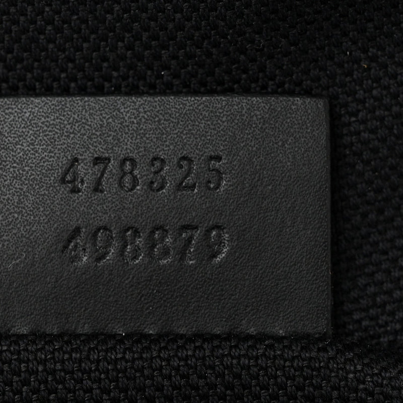 Gg Supreme Web Belt Bag Black Grey