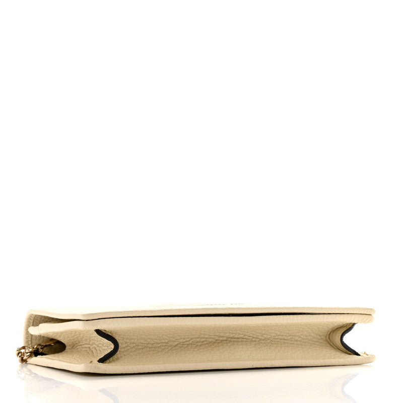 Pebbled Calfskin Soho Wallet On Chain