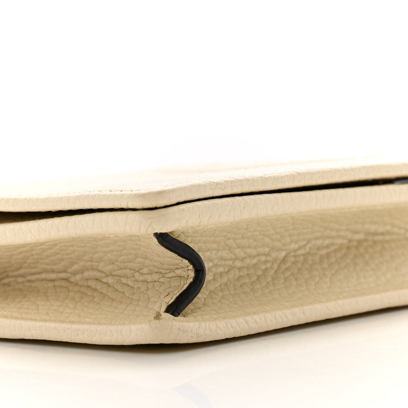 Pebbled Calfskin Soho Wallet On Chain