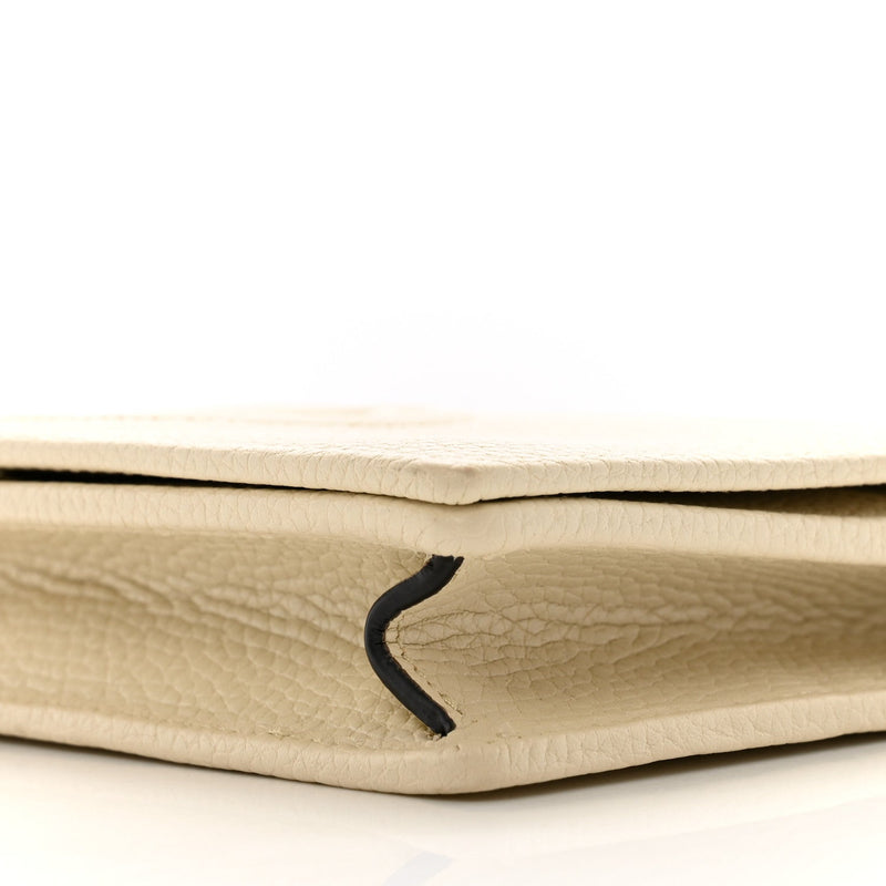 Pebbled Calfskin Soho Wallet On Chain