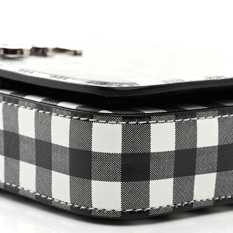 Calfskin Gingham Print Small Lola Bag