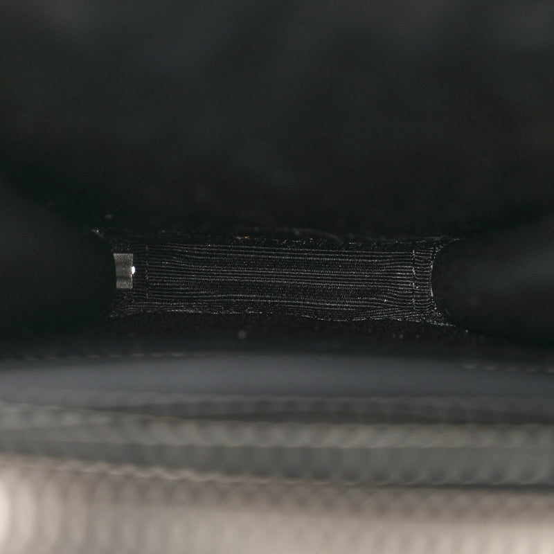 E-Canvas Check Phone Crossbody Bag Dark