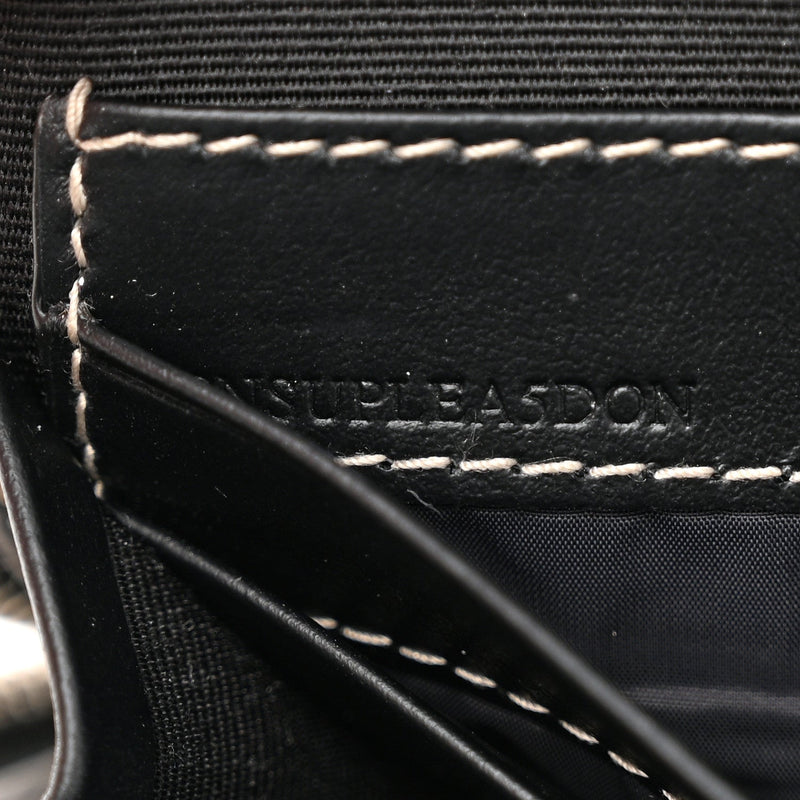 E-Canvas Check Phone Crossbody Bag Dark