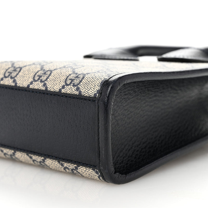 Gg Supreme Textured Dollar Calfskin Mini