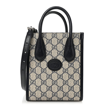 Gg Supreme Textured Dollar Calfskin Mini