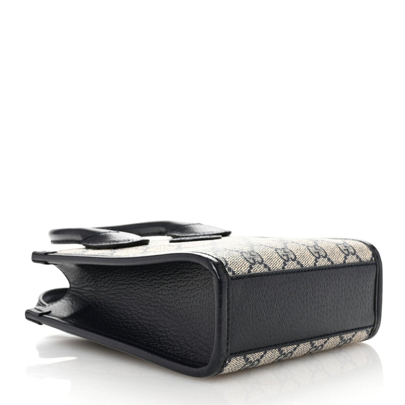 Gg Supreme Textured Dollar Calfskin Mini