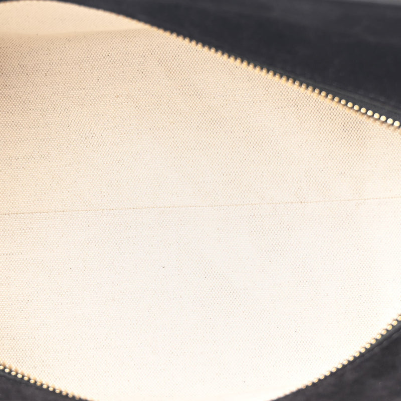 Lambskin Suede Quilted Small Double Cube