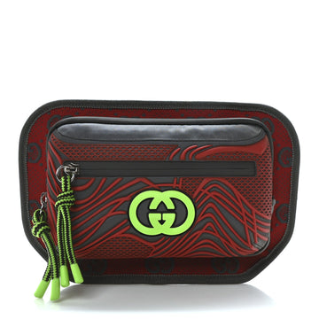Jersey Nylon Gg Sportsy Belt Bag Red