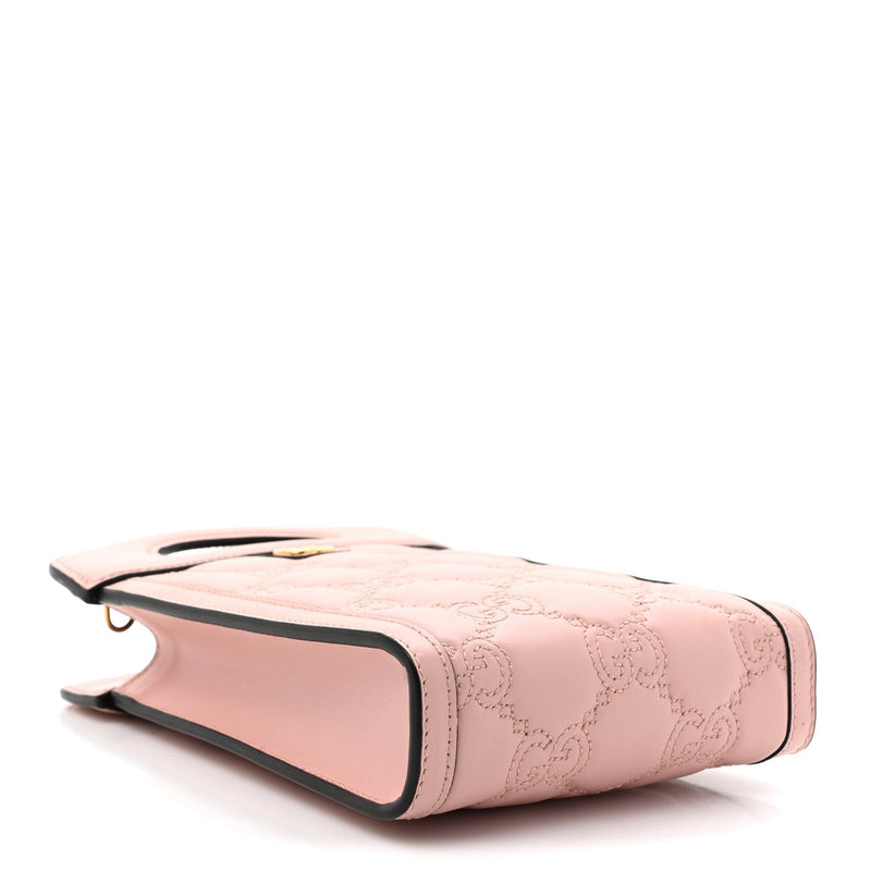 Calfskin Gg Matelasse Mini Top Slip