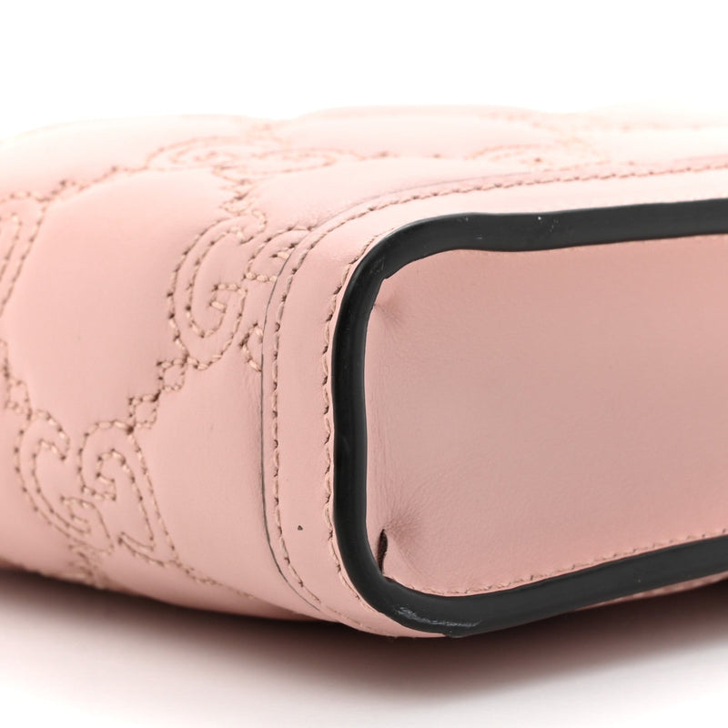 Calfskin Gg Matelasse Mini Top Slip