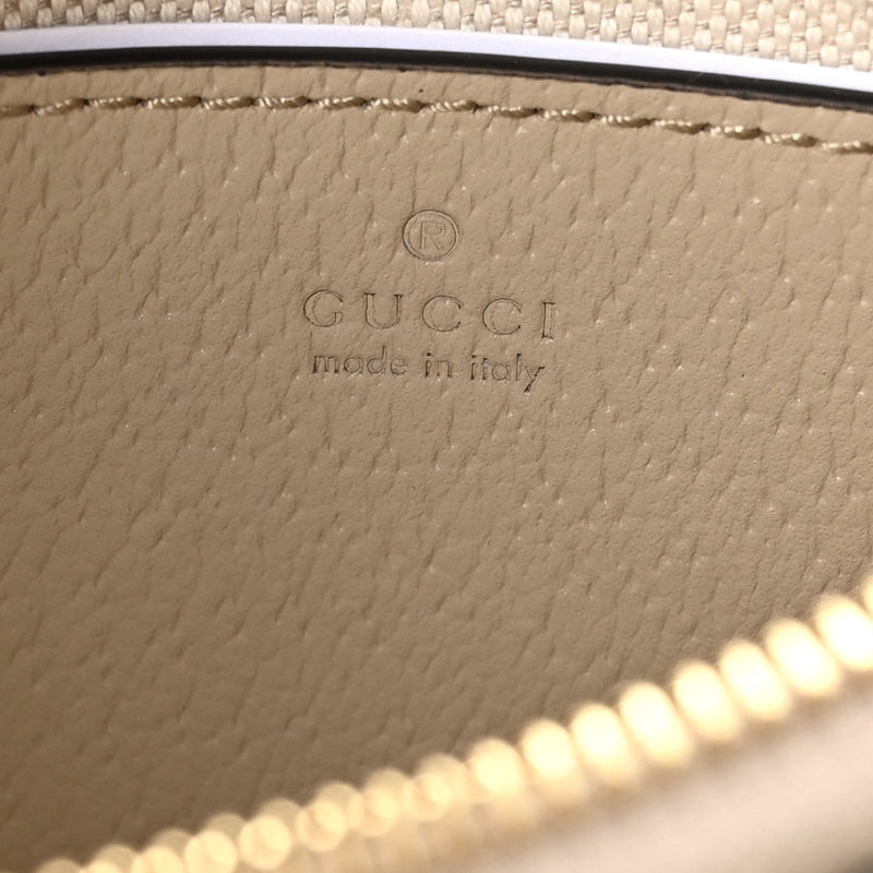 Gg Supreme Textured Dollar Calfskin Web