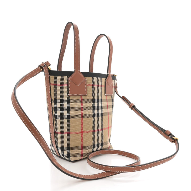 Cotton Calfskin Vintage Check Mini