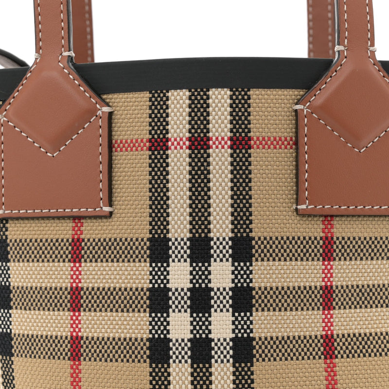Cotton Calfskin Vintage Check Mini