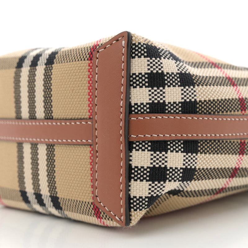 Cotton Calfskin Vintage Check Mini