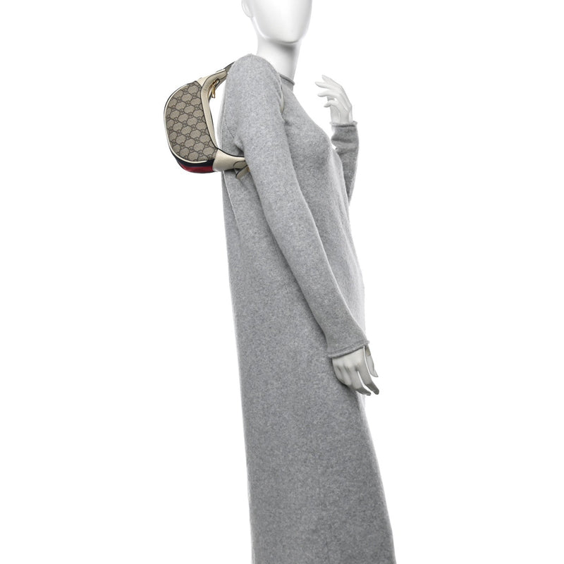 Gg Supreme Textured Dollar Calfskin Web