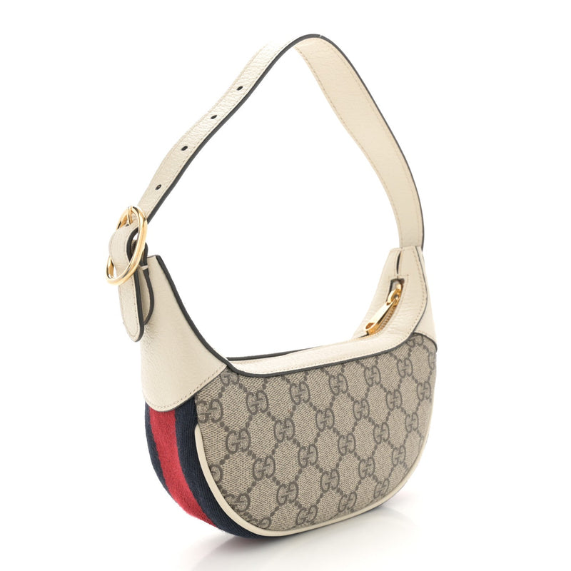 Gg Supreme Textured Dollar Calfskin Web