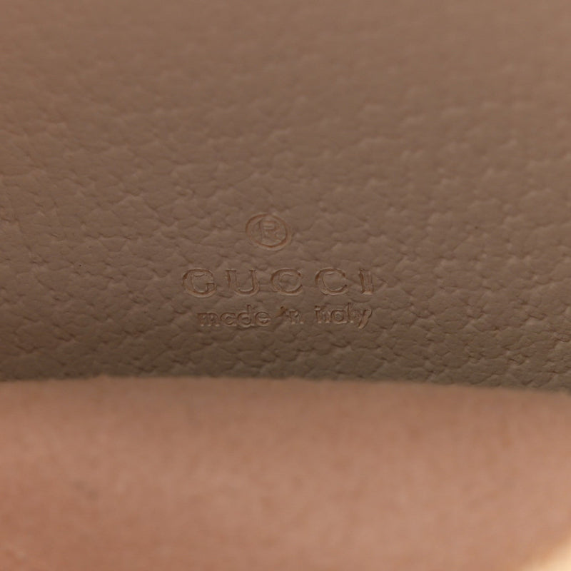 Gg Supreme Textured Dollar Calfskin Web