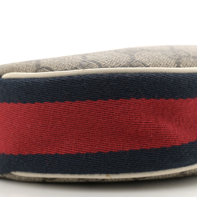 Gg Supreme Textured Dollar Calfskin Web