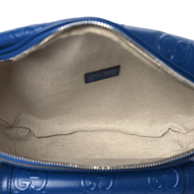 Calfskin Gg Tennis Embossed Pocket Belt