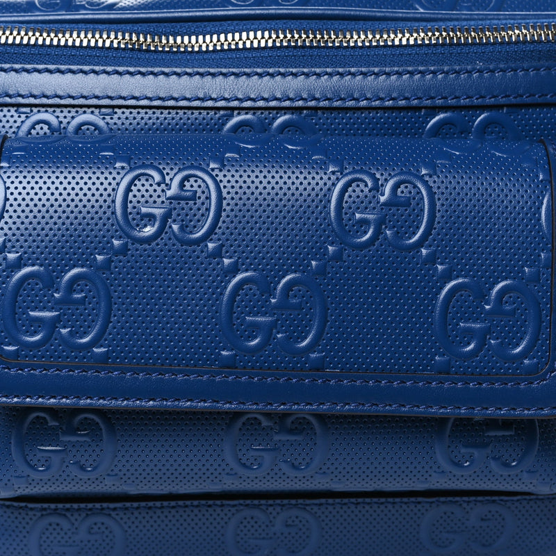 Calfskin Gg Tennis Embossed Pocket Belt