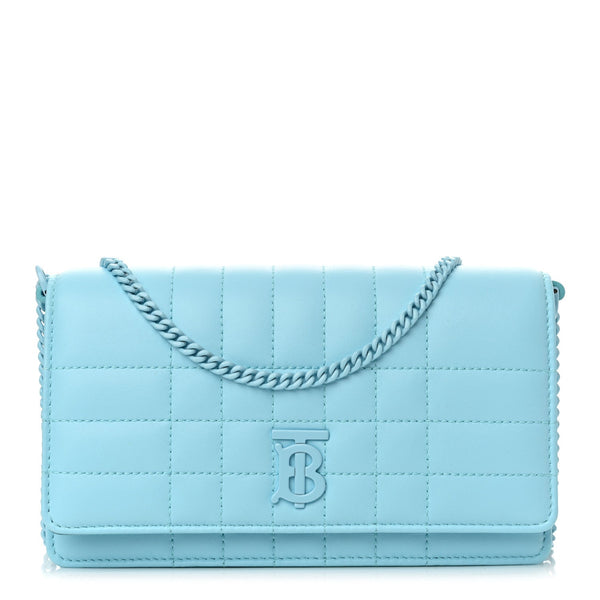 Lambskin Quilted Lola Clutch On Chain
