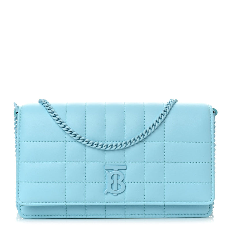 Lambskin Quilted Lola Clutch On Chain