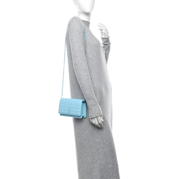 Lambskin Quilted Lola Clutch On Chain