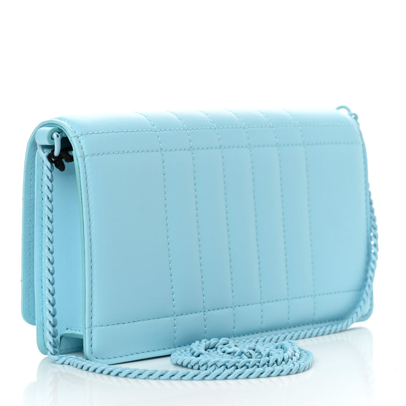 Lambskin Quilted Lola Clutch On Chain