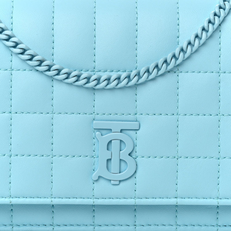 Lambskin Quilted Lola Clutch On Chain