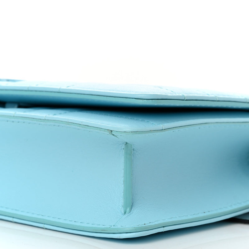 Lambskin Quilted Lola Clutch On Chain