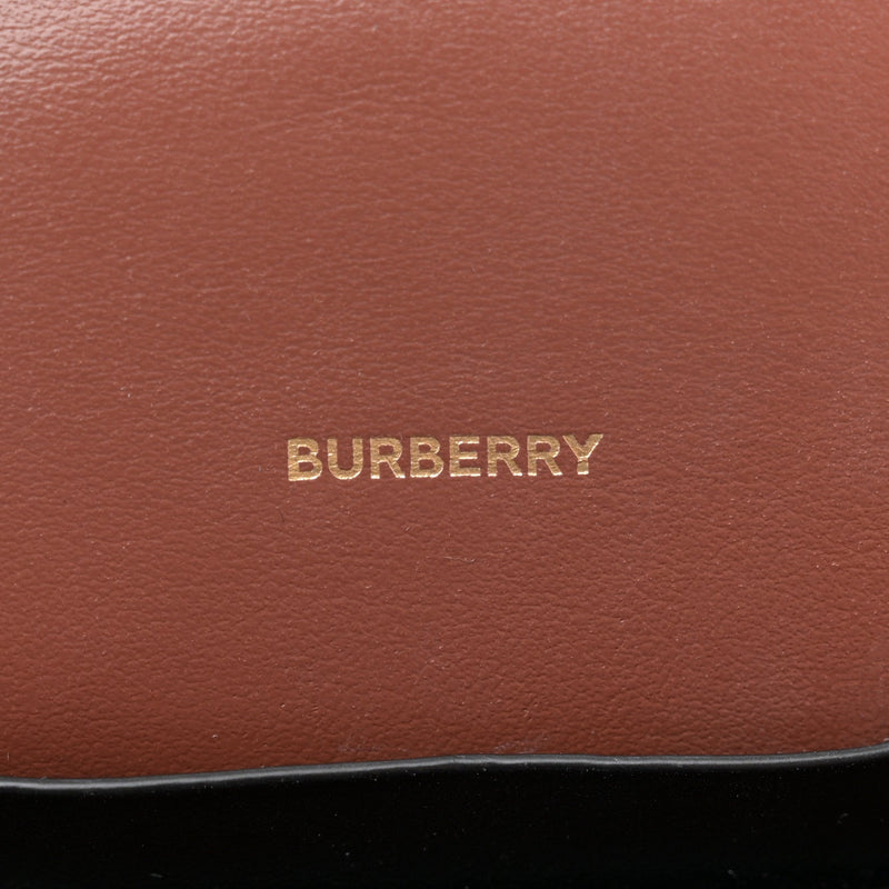 E-Canvas Stripe Robin Bag Bridle Brown