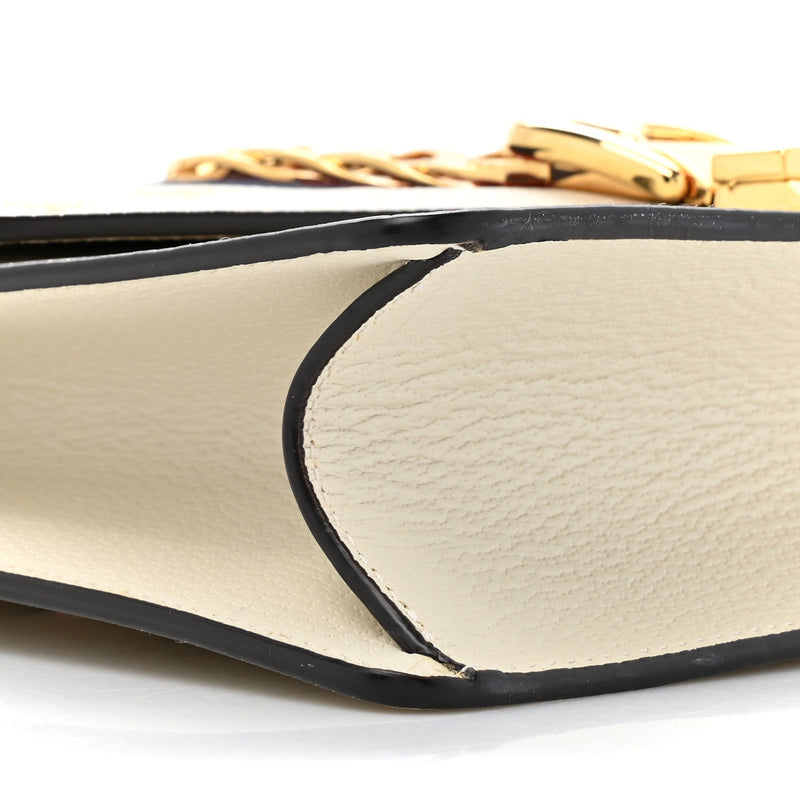 Textured Calfskin Bee Star Print Small