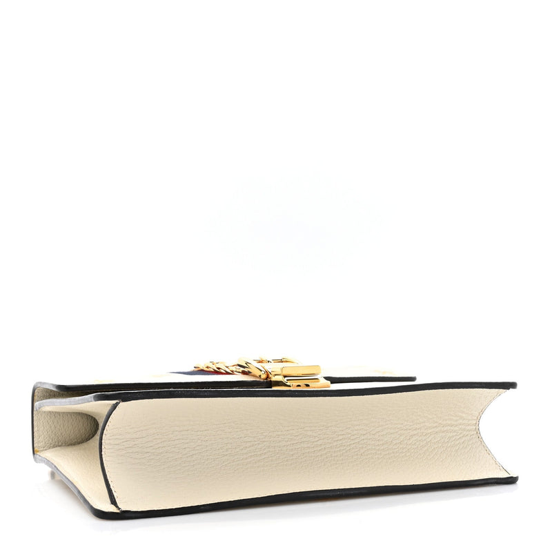 Textured Calfskin Bee Star Print Small