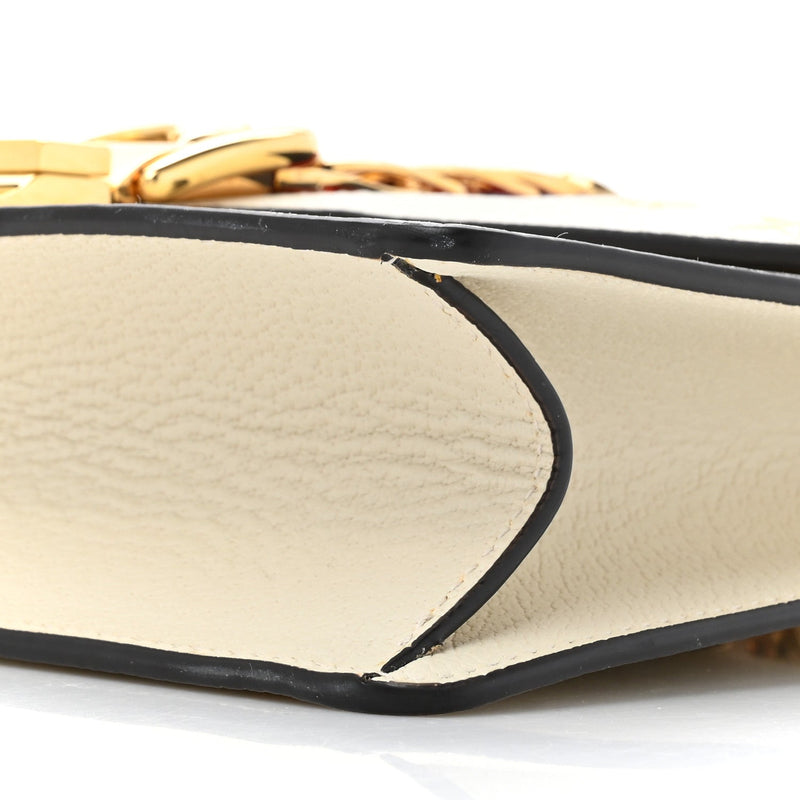 Textured Calfskin Bee Star Print Small