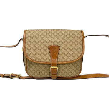 Vintage Saddle Flap Shoulder Bag Macadam