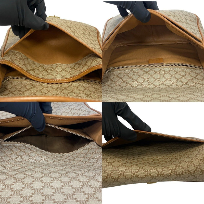 Vintage Saddle Flap Shoulder Bag Macadam