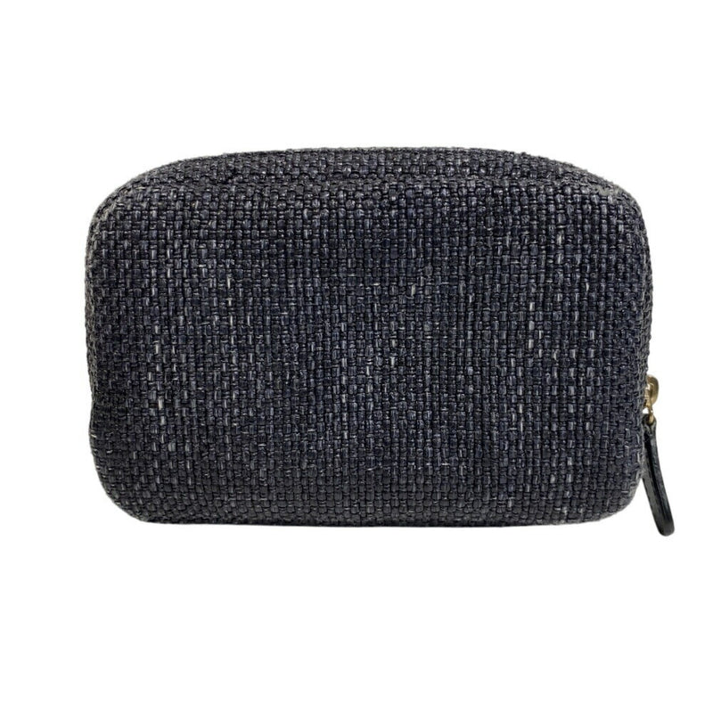 Deauville Curvy Cosmetic Pouch Raffia