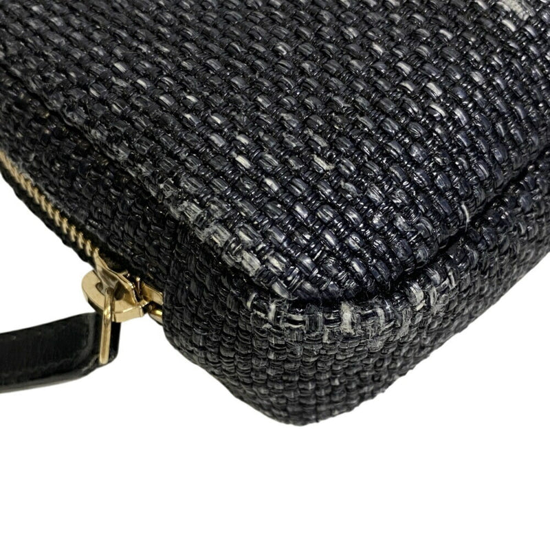 Deauville Curvy Cosmetic Pouch Raffia