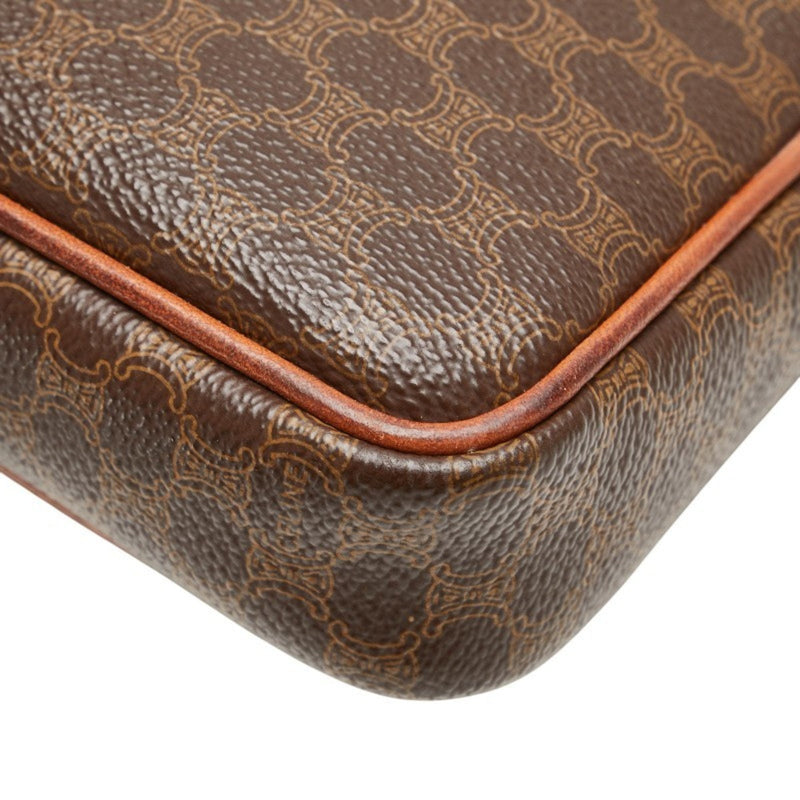 Vintage Saddle Flap Shoulder Bag Macadam