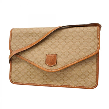 Vintage Saddle Flap Shoulder Bag Macadam